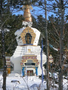 No...this is not Mexico. The Great Stupa of Dharmakaya, Winter 2008-09.