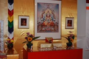 The shrine at the Washington, D.C. Shambhala Center