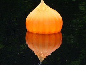 "Chihuly reflection" - Miksang photo by Margaret Clark