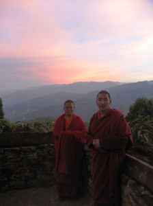 Two of the monastery's teachers