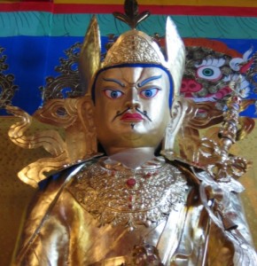Padmasambhava, known to Tibetans as Guru Rinpoche ("the precious guru")