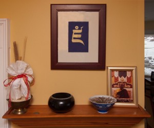 The kitchen shrine at the Kalapa Court in Halifax