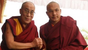 His Holinesses the Dalai Lama and Seventeenth Gyalwang Karmapa, courtesy of Karmapa in Europe