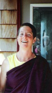 Sharon Keegan at Sopa Choling in 1993.