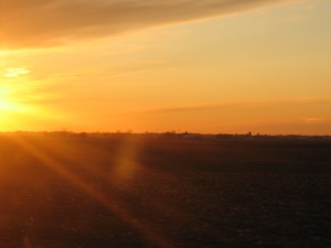 prairie sunrise, photo by S.Lipton