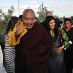 His Eminence offers a warm smile to guests welcoming him to Colorado Photo by Mark Conlin Photography