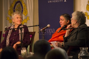 Joanna Macy, Vandana Shiva and Rev. Joan Brown Campbell