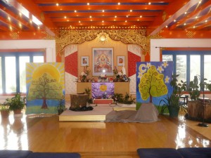 Karme Choling's Children's Day shrine