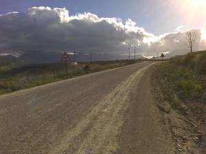 Road out of town, photo by Jennifer Woodhull