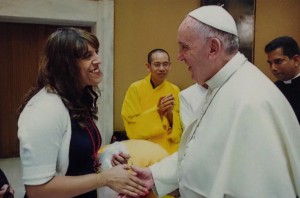 Aarti and the Pope 2