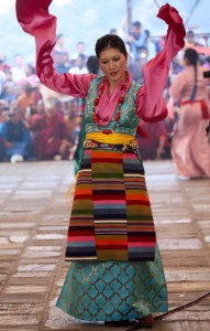 Sakyong Wangmo at the Gong Ter Empowerments